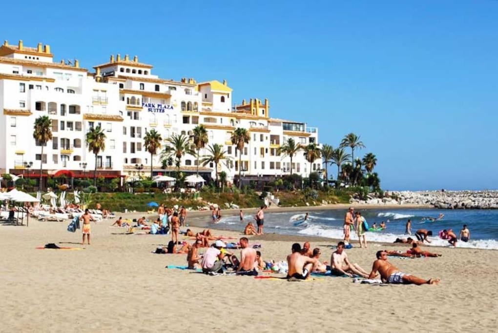 218 Puerto Banus Marbella Front Line 270 Meters Apartment Bagian luar foto